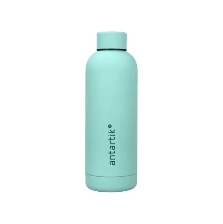 BOTELLA PORTALIQUIDOS ANTARTIK ISOTERMICA ACERO INOXIDABLE LIBRE DE BPA COLOR MENTA 500 ML