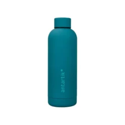 BOTELLA PORTALIQUIDOS ANTARTIK ISOTERMICA ACERO INOXIDABLE LIBRE DE BPA COLOR TURQUESA 500 ML