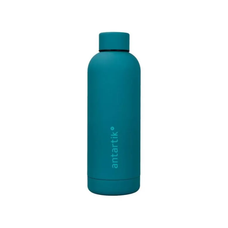 BOTELLA PORTALIQUIDOS ANTARTIK ISOTERMICA ACERO INOXIDABLE LIBRE DE BPA COLOR TURQUESA 500 ML