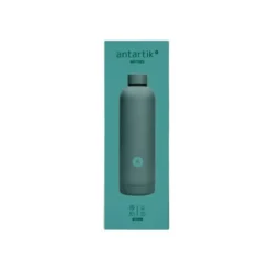 BOTELLA PORTALIQUIDOS ANTARTIK ISOTERMICA ACERO INOXIDABLE LIBRE DE BPA COLOR TURQUESA 500 ML