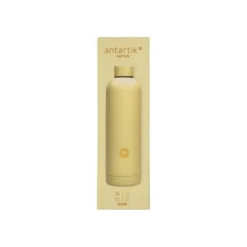 BOTELLA PORTALIQUIDOS ANTARTIK ISOTERMICA ACERO INOXIDABLE LIBRE DE BPA COLOR AMARILLO 750 ML