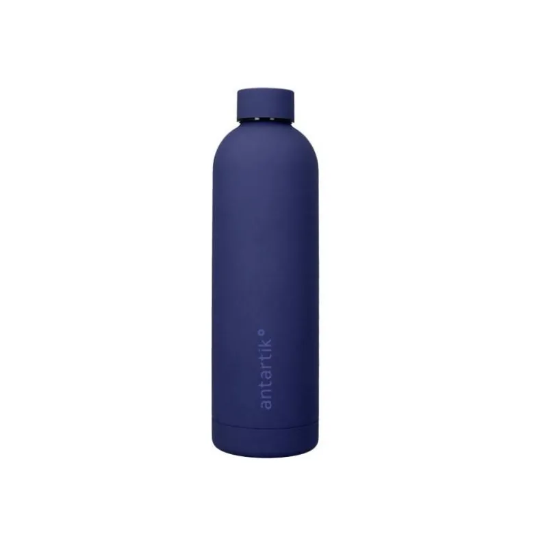 BOTELLA PORTALIQUIDOS ANTARTIK ISOTERMICA ACERO INOXIDABLE LIBRE DE BPA COLOR AZUL 75O ML