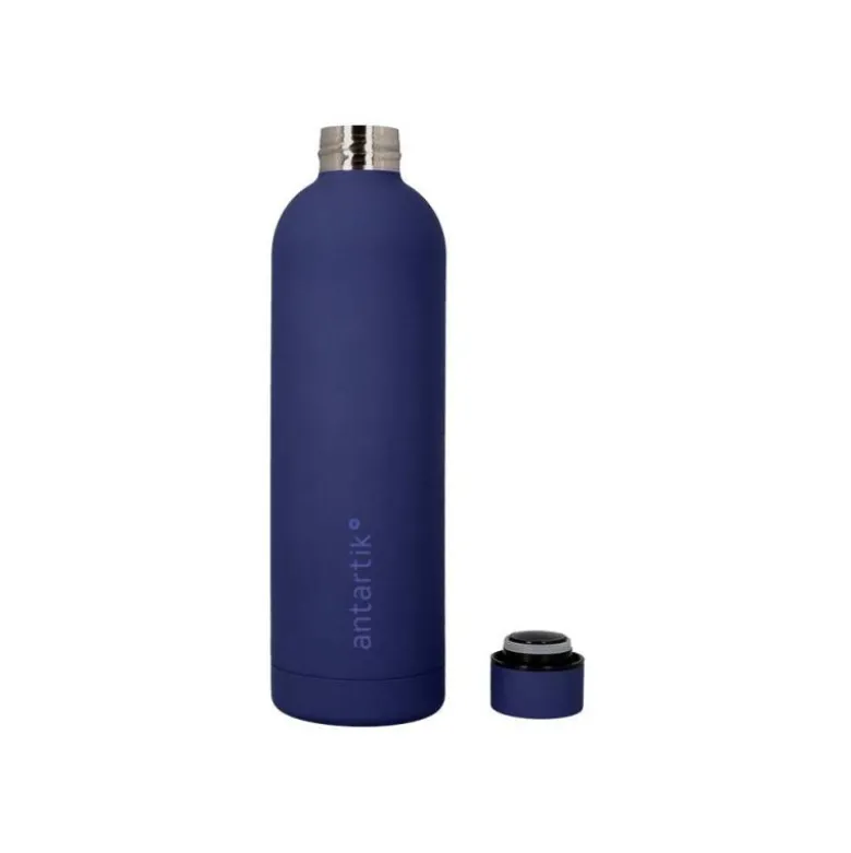 BOTELLA PORTALIQUIDOS ANTARTIK ISOTERMICA ACERO INOXIDABLE LIBRE DE BPA COLOR AZUL 75O ML