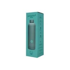 BOTELLA PORTALIQUIDOS ANTARTIK ISOTERMICA ACERO INOXIDABLE LIBRE DE BPA COLOR TURQUESA 750 ML