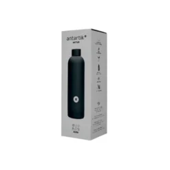 BOTELLA PORTALIQUIDOS ANTARTIK ISOTERMICA ACERO INOXIDABLE LIBRE DE BPA COLOR NEGRO 500 ML