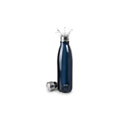 BOTELLA PORTALIQUIDOS IBILI ACERO INOXIDABLE TERMO COLOR AZUL CAPACIDAD 500 ML