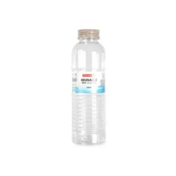 BOTELLA PORTALIQUIDOS PLASTICFORTE RIO PLASTICO RECICLABLE 100% TRANSPARENTE 550 ML