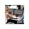 BRAZO PARA MONITOR FELLOWES SERIE EPPA AJUSTABLE ALTURA 2 PANTALLAS NORMATIVA VESA HASTA 10 KG NEGRO
