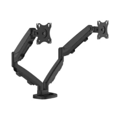 BRAZO PARA MONITOR FELLOWES SERIE EPPA AJUSTABLE ALTURA 2 PANTALLAS NORMATIVA VESA HASTA 10 KG NEGRO