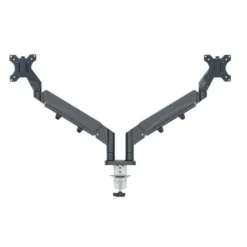 BRAZO PARA MONITOR LEITZ ERGO SPACESAVING DUAL GRIS OSCURO