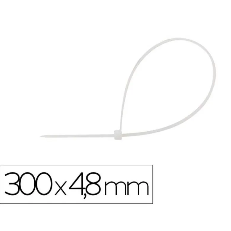 BRIDA Q-CONNECT COLOR BLANCO 300X4,8 MM BOLSA DE 100 UNIDADES