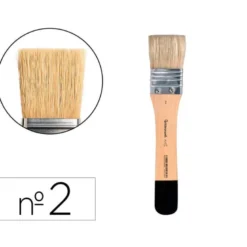 BROCHA PALETINA PLANA LIDERPAPEL ANCHO 33,5 MM DE PELO DE CERDA CERTIFICADO FSC