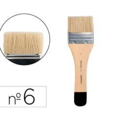 BROCHA PALETINA PLANA LIDERPAPEL ANCHO 65 MM DE PELO DE CERDA CERTIFICADO FSC