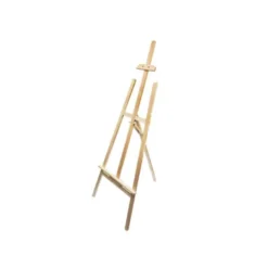 CABALLETE DE PIE PINTOR LIDERPAPEL MADERA DE PINO BARNIZADO 58,5X175X75 CM CERTIFICADO FSC
