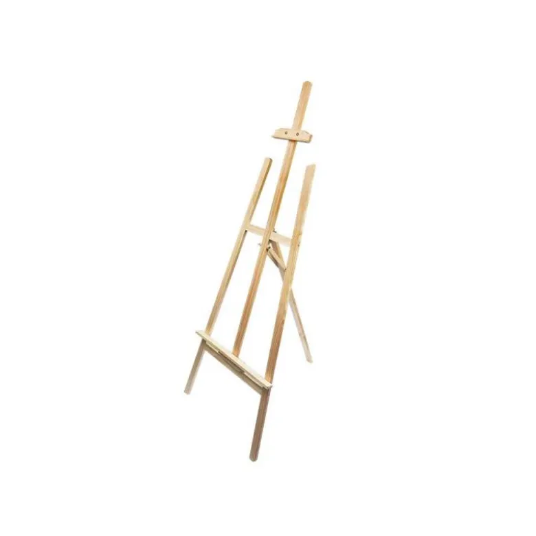 CABALLETE DE PIE PINTOR LIDERPAPEL MADERA DE PINO BARNIZADO 58,5X175X75 CM CERTIFICADO FSC