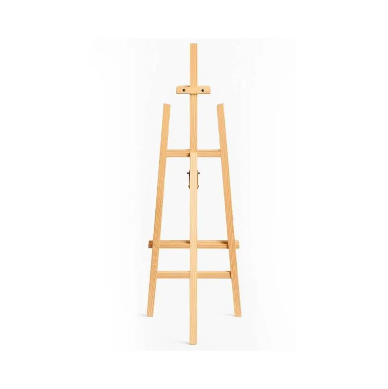 CABALLETE DE PIE PINTOR LIDERPAPEL MADERA DE PINO BARNIZADO 58,5X175X75 CM CERTIFICADO FSC