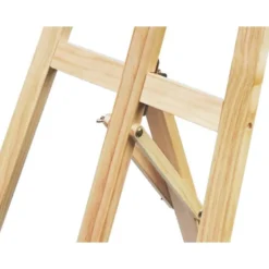 CABALLETE DE PIE PINTOR LIDERPAPEL MADERA DE PINO BARNIZADO 58,5X175X75 CM CERTIFICADO FSC