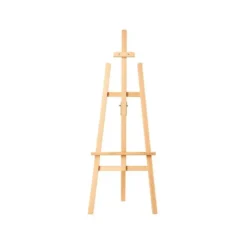 CABALLETE DE PIE PINTOR LIDERPAPEL MADERA DE PINO BARNIZADO 60X150X60 CM CERTIFICADO FSC