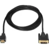 CABLE AISENS DVI A HDMI DVI18+1/M-HDMI A/M FULL HD COLOR NEGRO LONGITUD 1,8 M