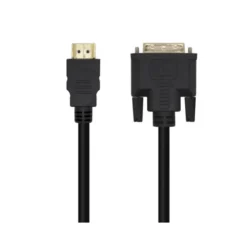 CABLE AISENS DVI A HDMI DVI18+1/M-HDMI A/M FULL HD COLOR NEGRO LONGITUD 1,8 M