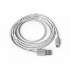 CABLE GROOVY USB-A A MICRO USB LONGITUD 2 MT COLOR BLANCO