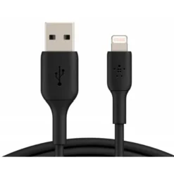 CABLE LIGHTNING BELKIN CAA001BT2MBK A USB-A BOOST CHARGE LONGITUD 2 M COLOR NEGRO