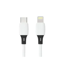 CABLE USB-C A APPLE Q-CONNECT PVC LONGITUD 2M BLANCO