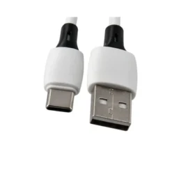 CABLE USB-C A USB-A Q-CONNECT PVC LONGITUD 1M BLANCO