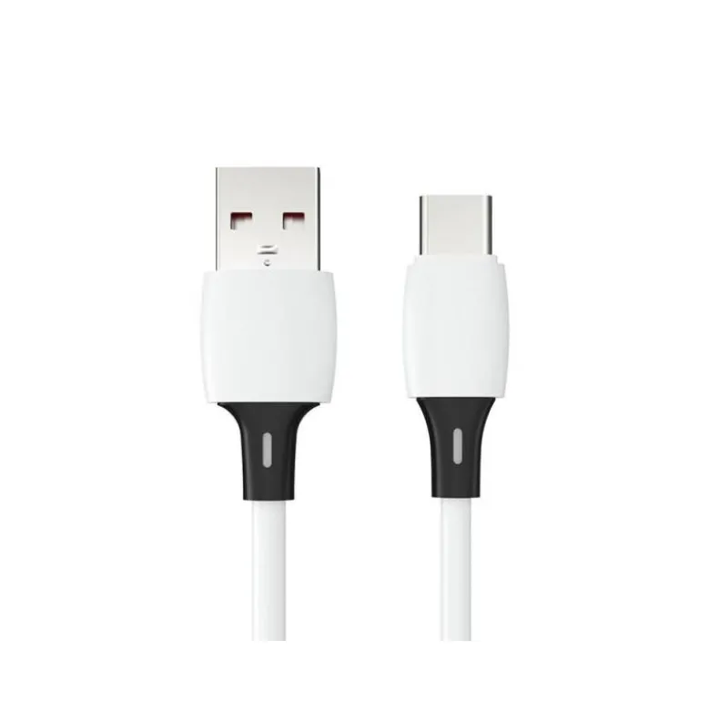 CABLE USB-C A USB-A Q-CONNECT PVC LONGITUD 1M BLANCO