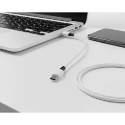 CABLE USB-C A USB-A Q-CONNECT PVC LONGITUD 2M BLANCO