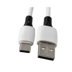 CABLE USB-C A USB-A Q-CONNECT PVC LONGITUD 2M BLANCO