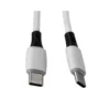 CABLE USB-C A USB-C Q-CONNECT PVC LONGITUD 3M BLANCO