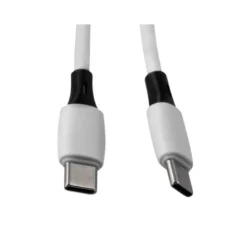 CABLE USB-C A USB-C Q-CONNECT PVC LONGITUD 3M BLANCO