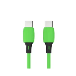 CABLE USB-C A USB-C Q-CONNECT PVC LONGITUD 1M VERDE