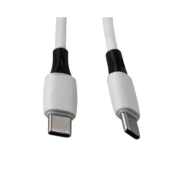 CABLE USB-C A USB-C Q-CONNECT PVC LONGITUD 1M BLANCO