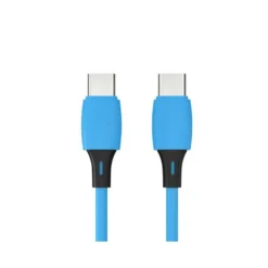 CABLE USB-C A USB-C Q-CONNECT PVC LONGITUD 2M AZUL