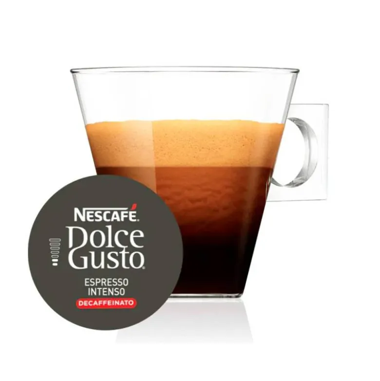 CAFE DOLCE GUSTO ESPRESSO INTENSO DESCAFEINADO INTENSIDAD 7 MONODOSIS CAJA DE 16 UNIDADES
