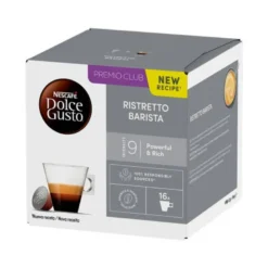 CAFE DOLCE GUSTO RISTRETTO BARISTA INTENSIDAD 9 CAJA DE 16 CAPSULAS