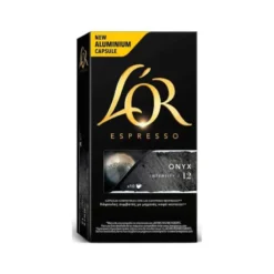 CAFE L OR ESPRESSO ONYX IINTENSIDAD 12 CAJA DE 10 CAPSULAS COMPATIBLE NESPRESSO