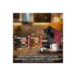 CAFE SAIMAZA FUERTE ESPRESSO INTENSIDAD 9 CAJA DE 50 CAPSULAS COMPATIBLE NESPRESSO