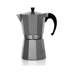 CAFETERA ITALIANA ORBEGOZO ALUMINIO 6 TAZAS APTA PARA TODO TIPO DE COCINAS