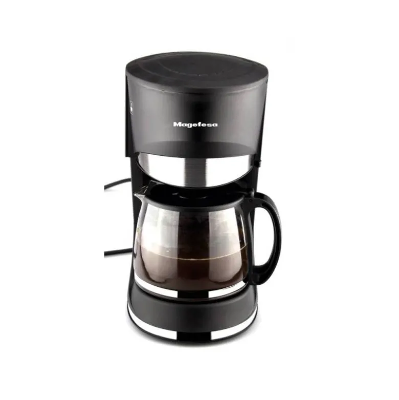 CAFETERA RISTRETTO MAGEFESA 12 TAZAS CON FILTRO EXTRAIBLE Y PLACA CALEFACTORA ANTIADHERENTE 800W