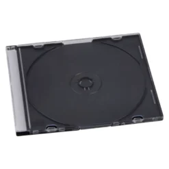 Caja CD/DVD Slim marca Q-Connect. Caja 25 ud.