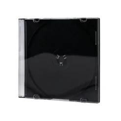 Caja CD/DVD Slim marca Q-Connect. Caja 25 ud.