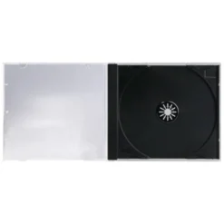 Caja de CD/DVD marca Q-Connect. Caja 10 ud.
