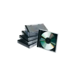 Caja de CD/DVD marca Q-Connect. Caja 10 ud.