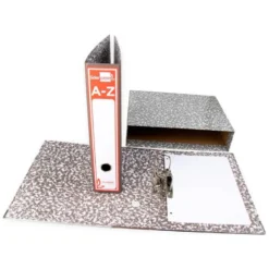 Caja archivador de palanca marca Liderpapel Classic Red Din A4