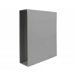 CAJA ARCHIVADOR LIDERPAPEL DE PALANCA CARTON FOLIO DOCUMENTA LOMO 75MM COLOR GRIS