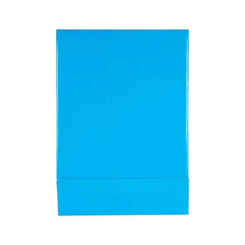CAJA ARCHIVADOR LIDERPAPEL DE PALANCA CARTON FOLIO DOCUMENTA LOMO 75MM CELESTE