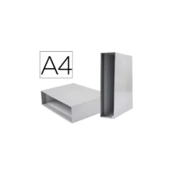 Caja archivador marca Liderpapel de palanca Din A4 documenta Gris